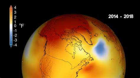 Nasa climate change - The animation on the right shows the change in global surface temperatures. Dark blue shows areas cooler than average. Dark red shows areas warmer than average. Short-term variations are smoothed out using a 5-year running average to make trends more visible in this map. The data shown are the latest available, updated annually.